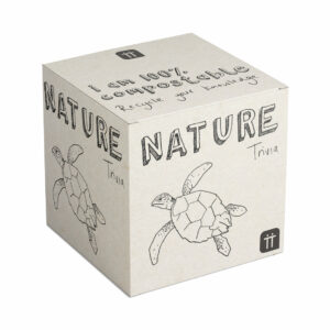 Nature Trivia – 100% Compostable Quiz Game on white background